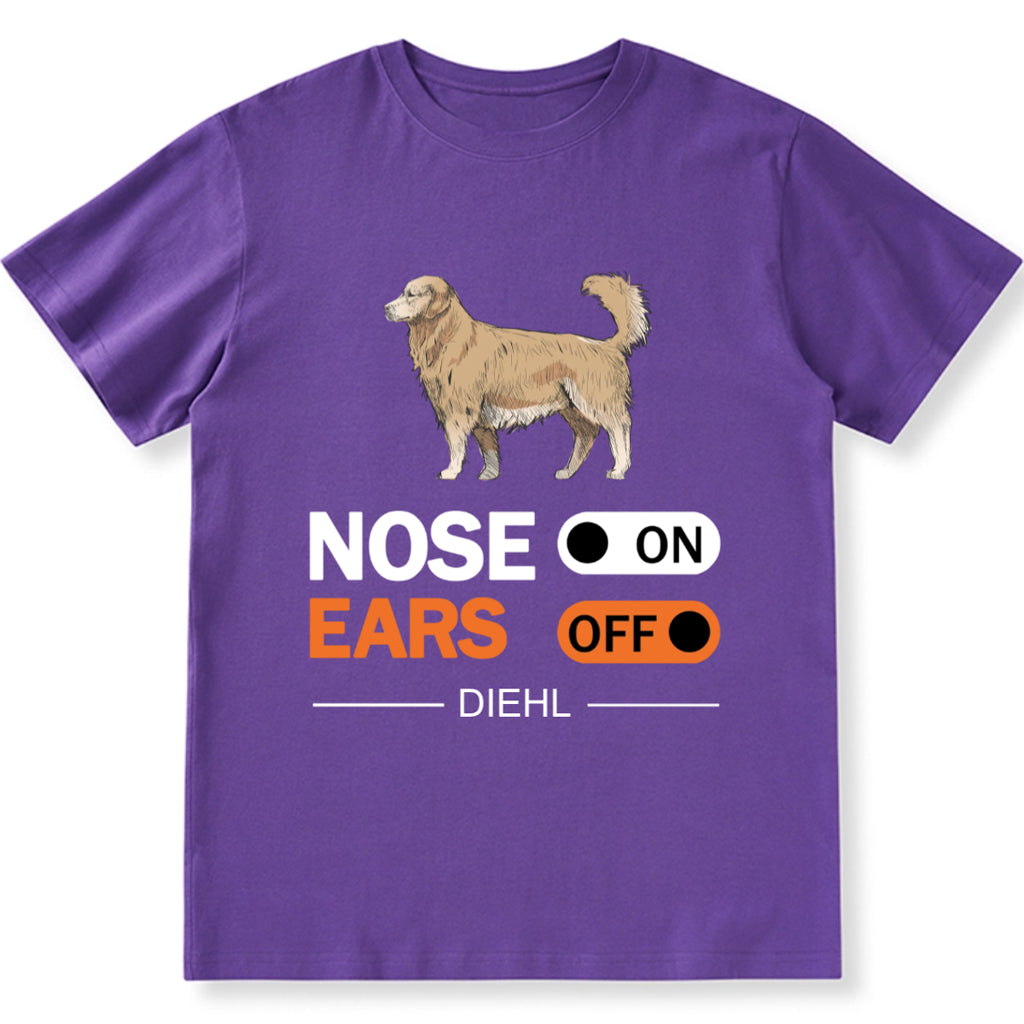 Nose On, Ears Off - Personalized Custom Unisex T-shirt