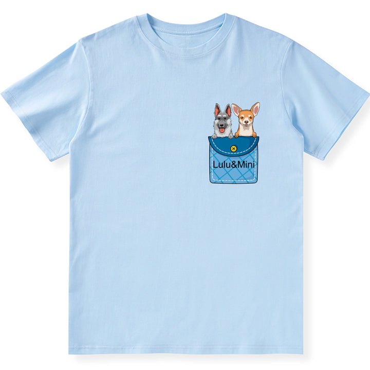 Personalized Custom Pocket - Personalized Custom Unisex T-shirt