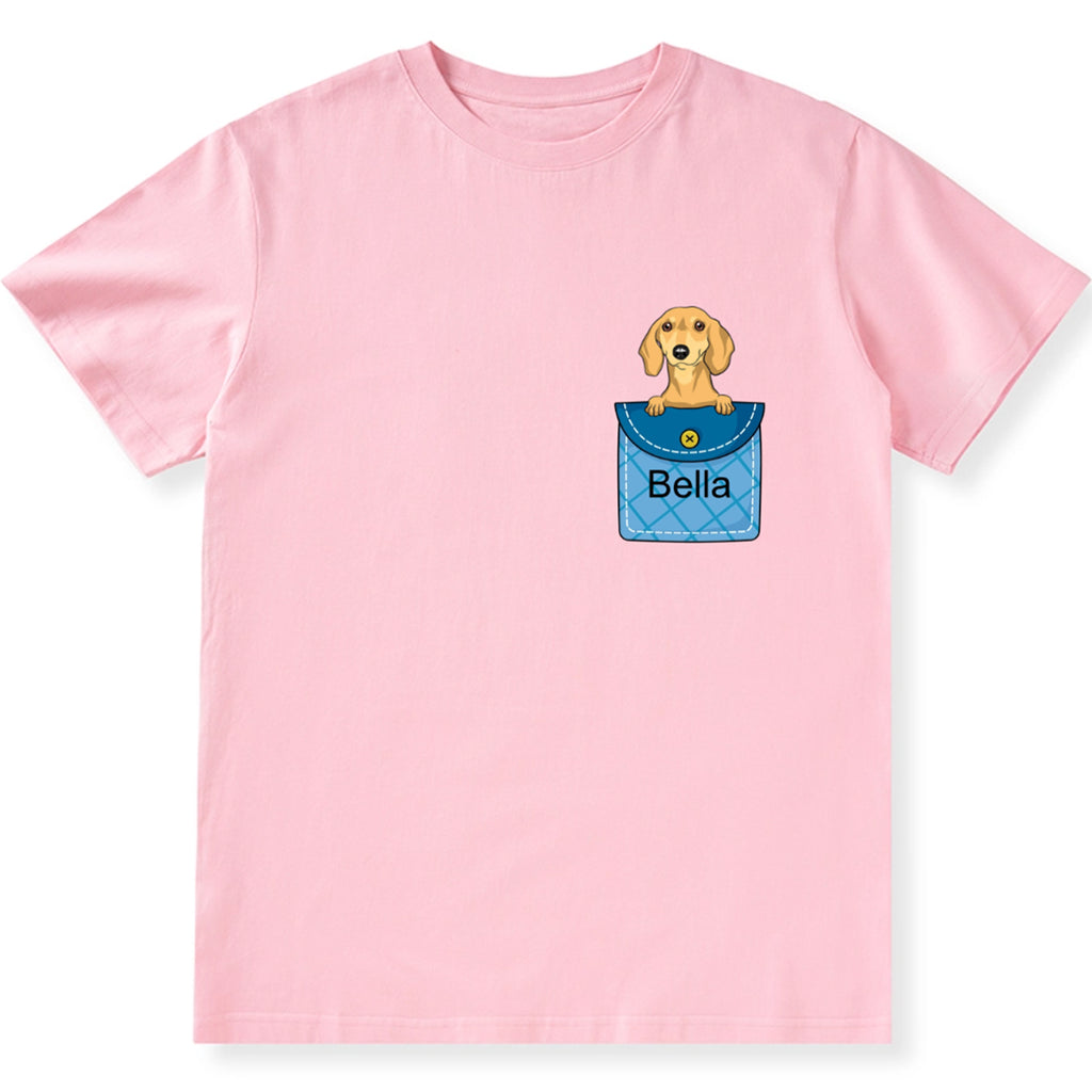 Personalized Custom Pocket - Personalized Custom Unisex T-shirt