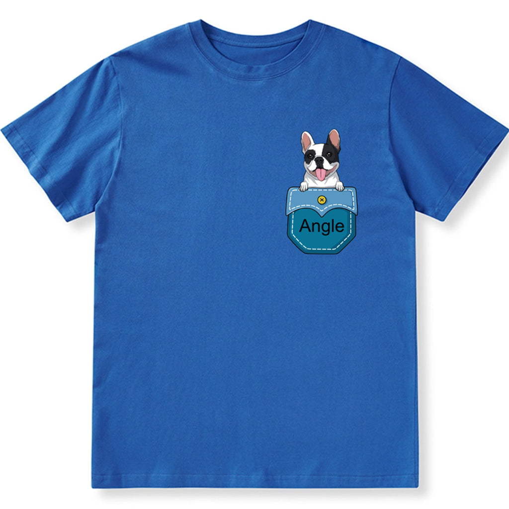 Personalized Custom Pocket - Personalized Custom Unisex T-shirt