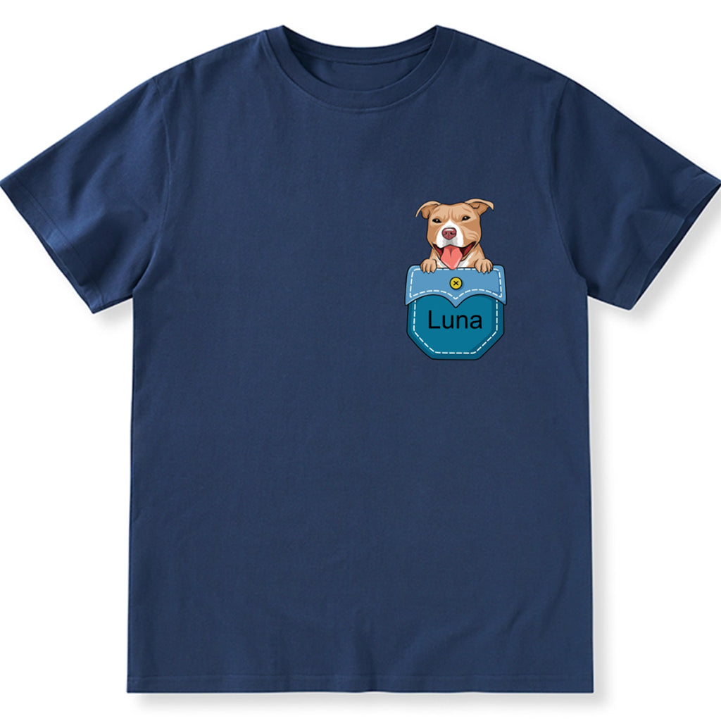 Personalized Custom Pocket - Personalized Custom Unisex T-shirt