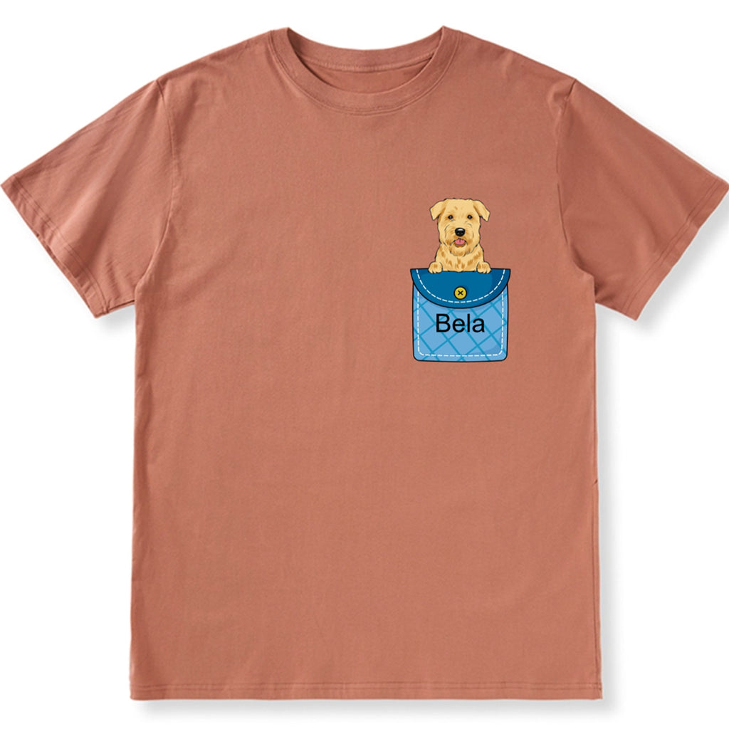 Personalized Custom Pocket - Personalized Custom Unisex T-shirt