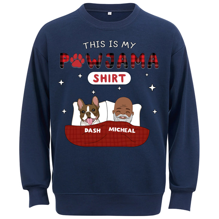 Pet Pawjama Shirt Pet Version - Personalized Custom Sweatshirt