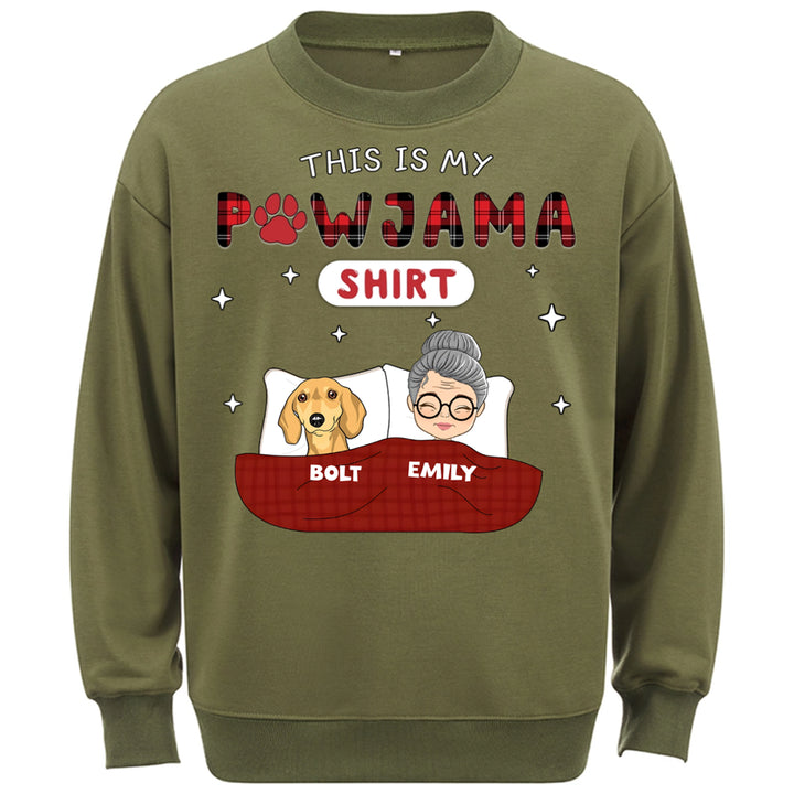 Pet Pawjama Shirt Pet Version - Personalized Custom Sweatshirt