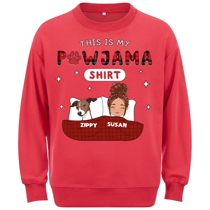 Pet Pawjama Shirt Pet Version - Personalized Custom Sweatshirt