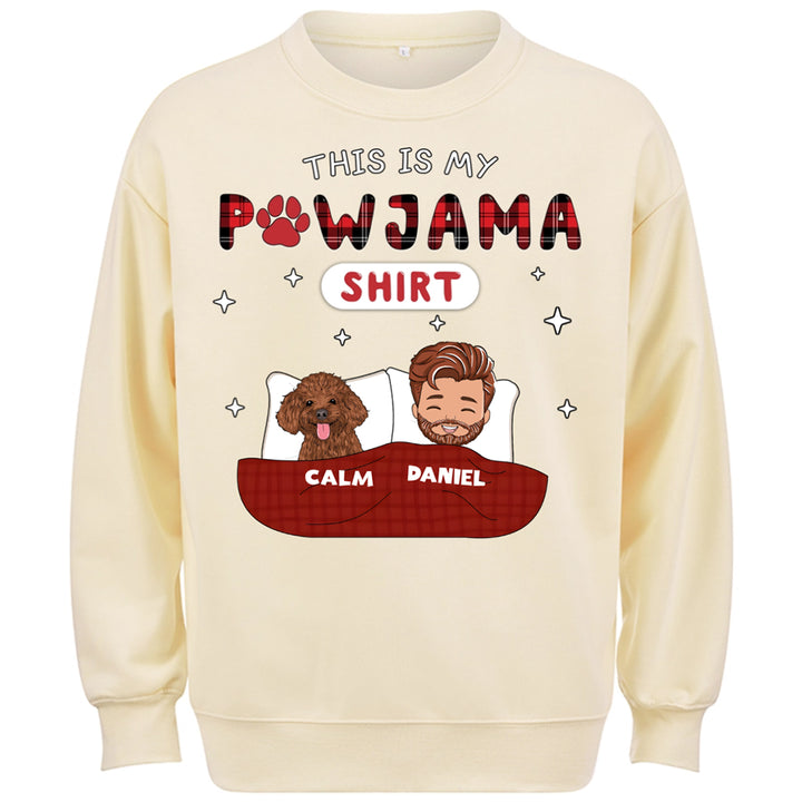 Pet Pawjama Shirt Pet Version - Personalized Custom Sweatshirt