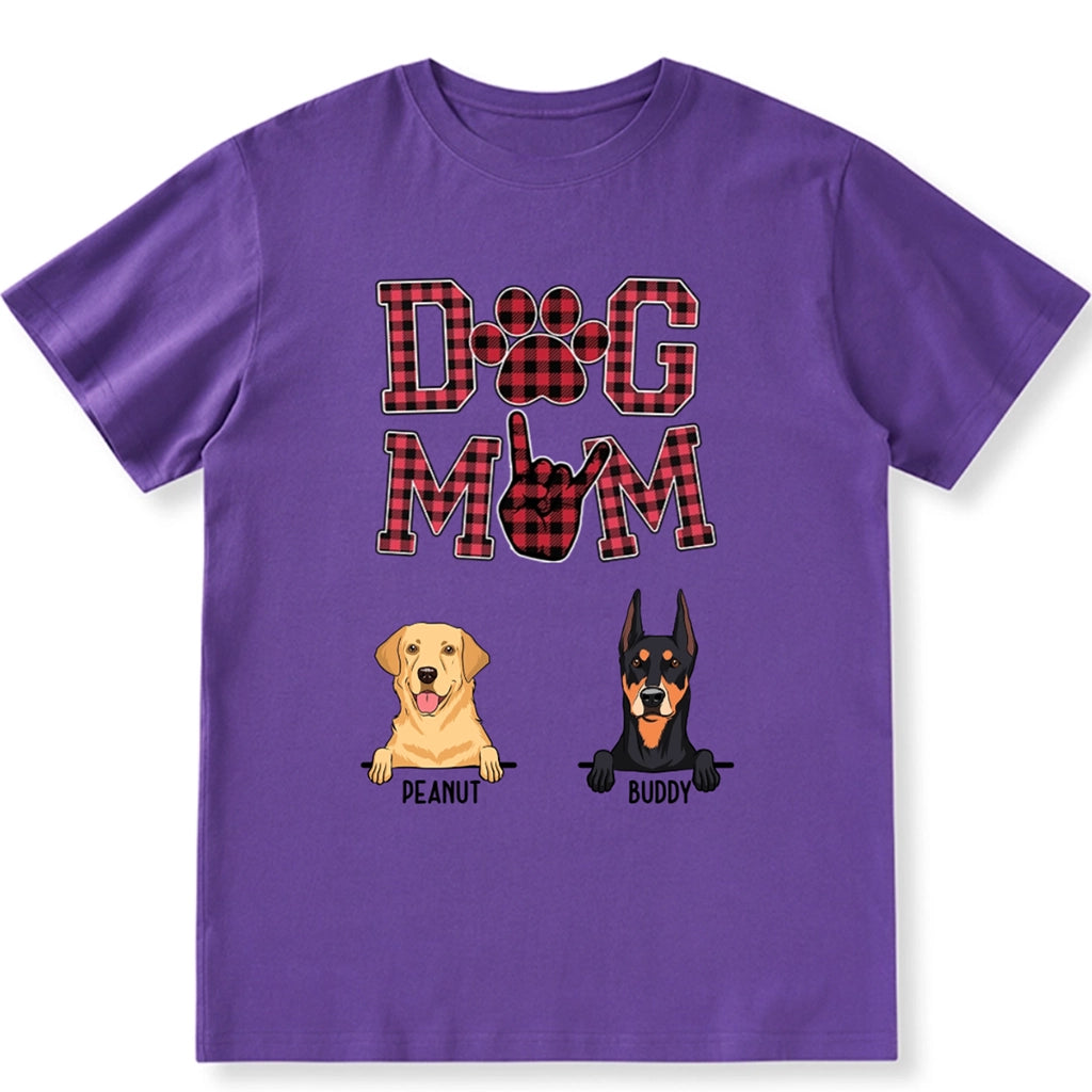 Rock Dog Mom - Personalized Custom Unisex T-shirt
