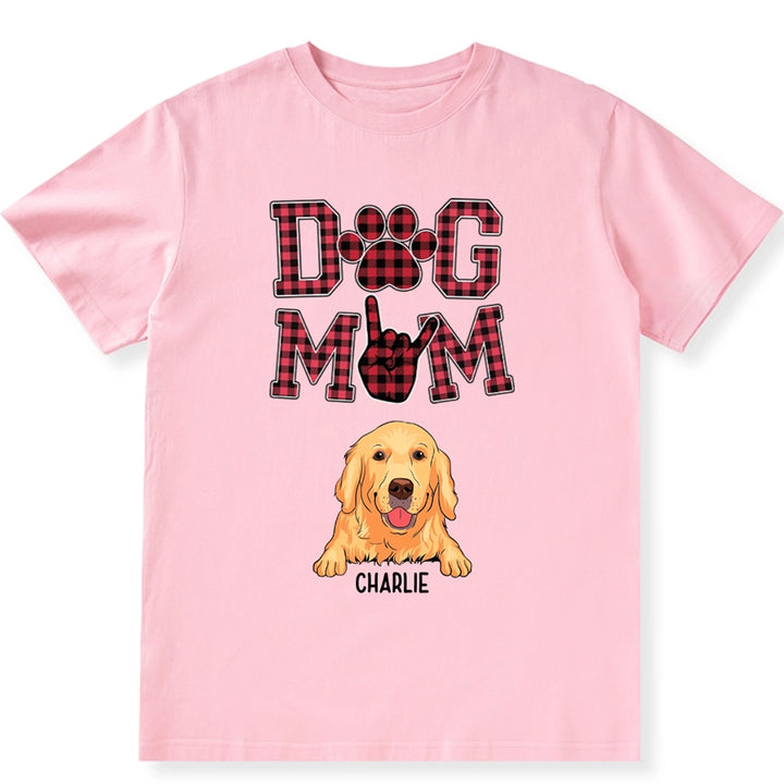 Rock Dog Mom - Personalized Custom Unisex T-shirt