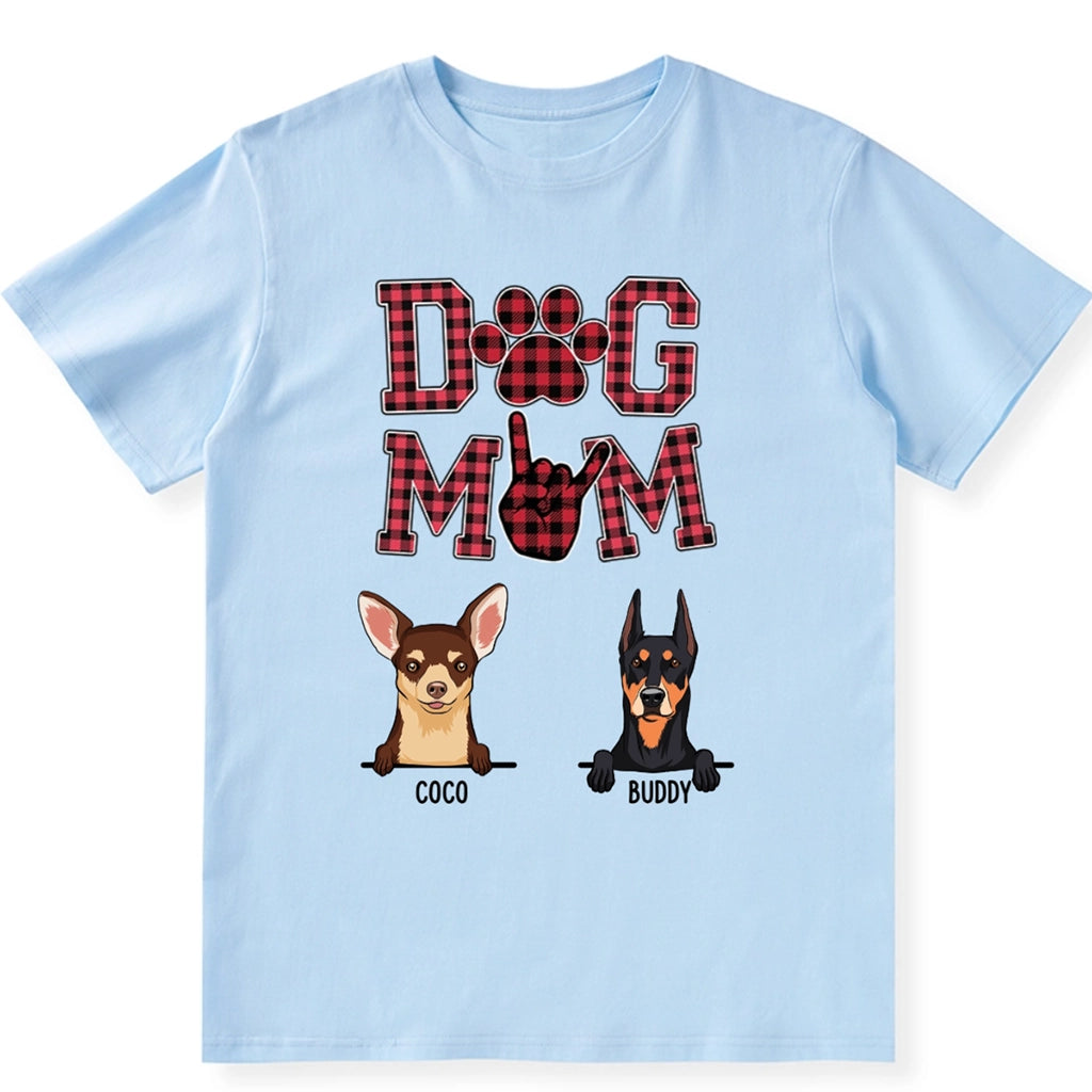 Rock Dog Mom - Personalized Custom Unisex T-shirt