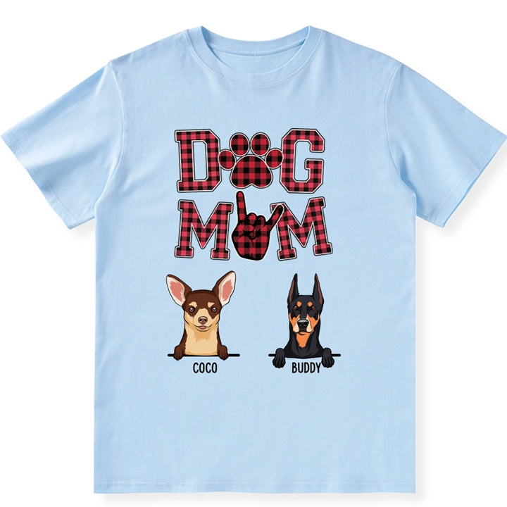 Rock Dog Mom - Personalized Custom Unisex T-shirt