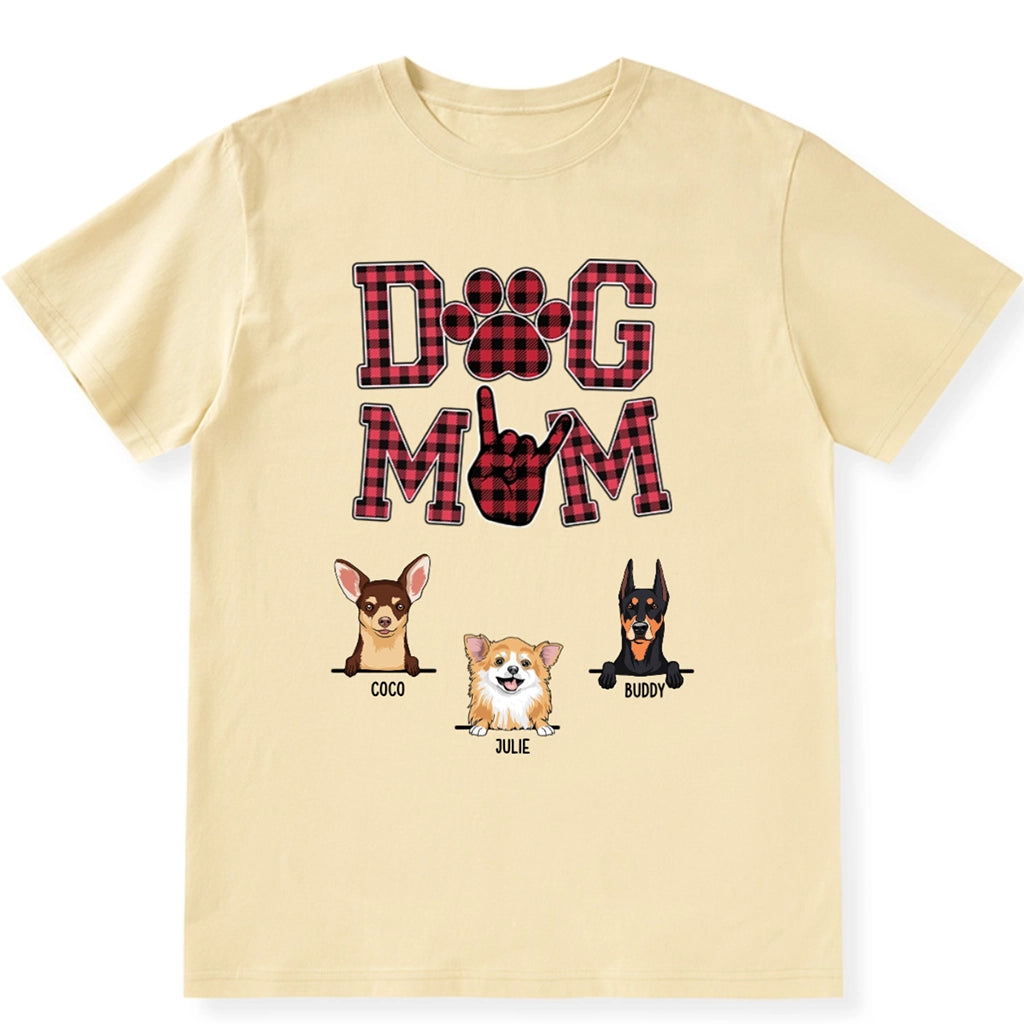 Rock Dog Mom - Personalized Custom Unisex T-shirt