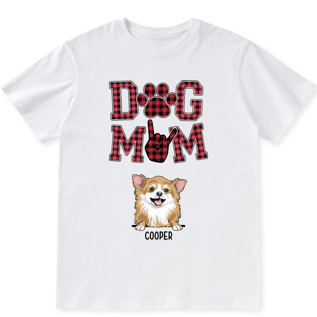 Rock Dog Mom - Personalized Custom Unisex T-shirt