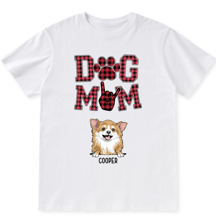 Rock Dog Mom - Personalized Custom Unisex T-shirt