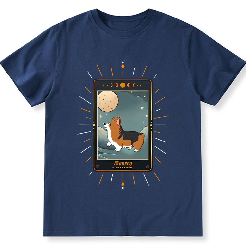 Shirt with Dog Tarot Card Design - Personalized Custom Unisex T-shirt