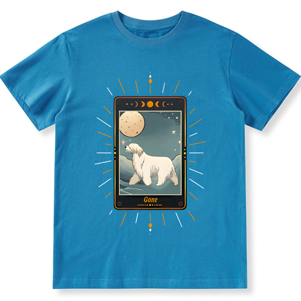 Shirt with Dog Tarot Card Design - Personalized Custom Unisex T-shirt