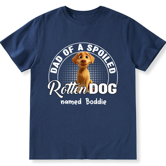 Spoiled Rotten Dog Chibi Cartoon - Personalized Custom Unisex T-Shirt