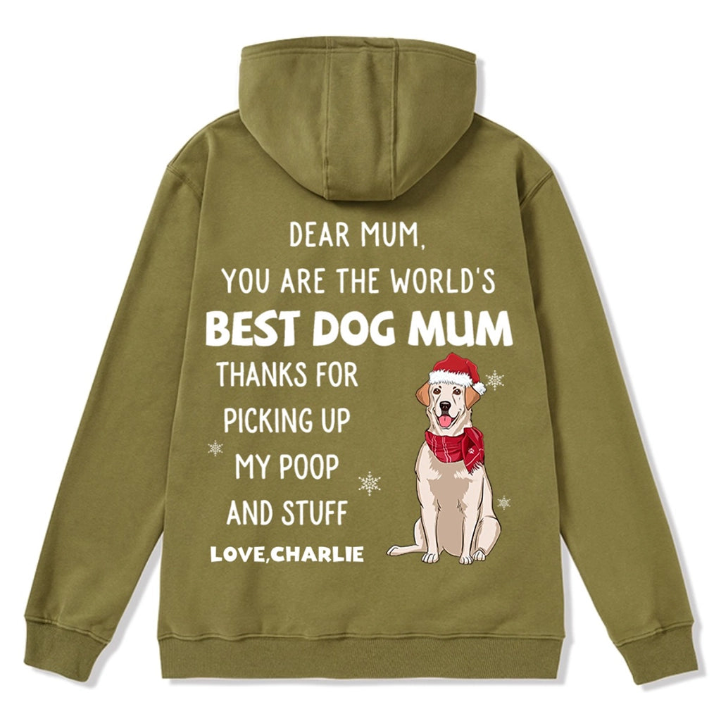 Thank You Dad/Mom - Personalized Custom Christmas Zipper Hoodie