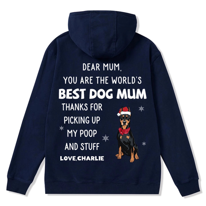 Thank You Dad/Mom - Personalized Custom Christmas Zipper Hoodie