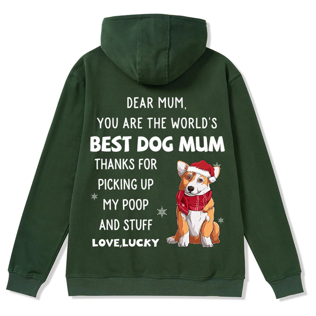 Thank You Dad/Mom - Personalized Custom Christmas Zipper Hoodie