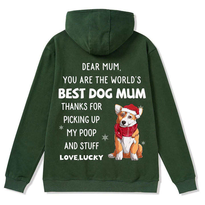 Thank You Dad/Mom - Personalized Custom Christmas Zipper Hoodie