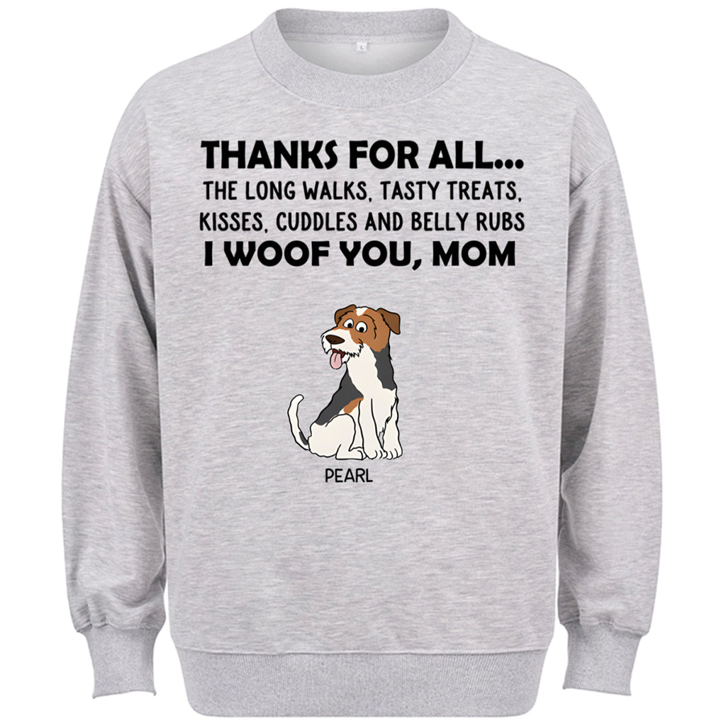 Thanks For All... - Personalized Custom Sweatshirt