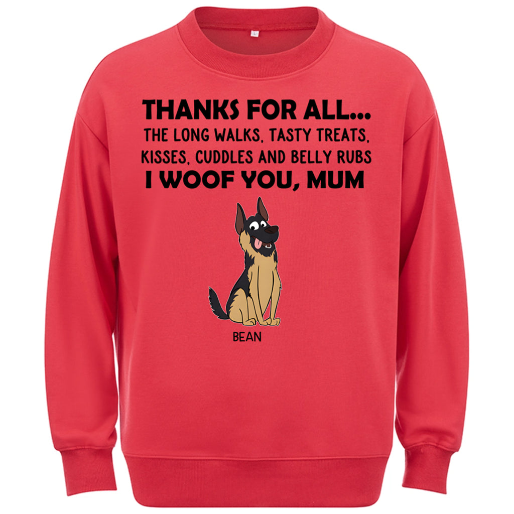 Thanks For All... - Personalized Custom Sweatshirt