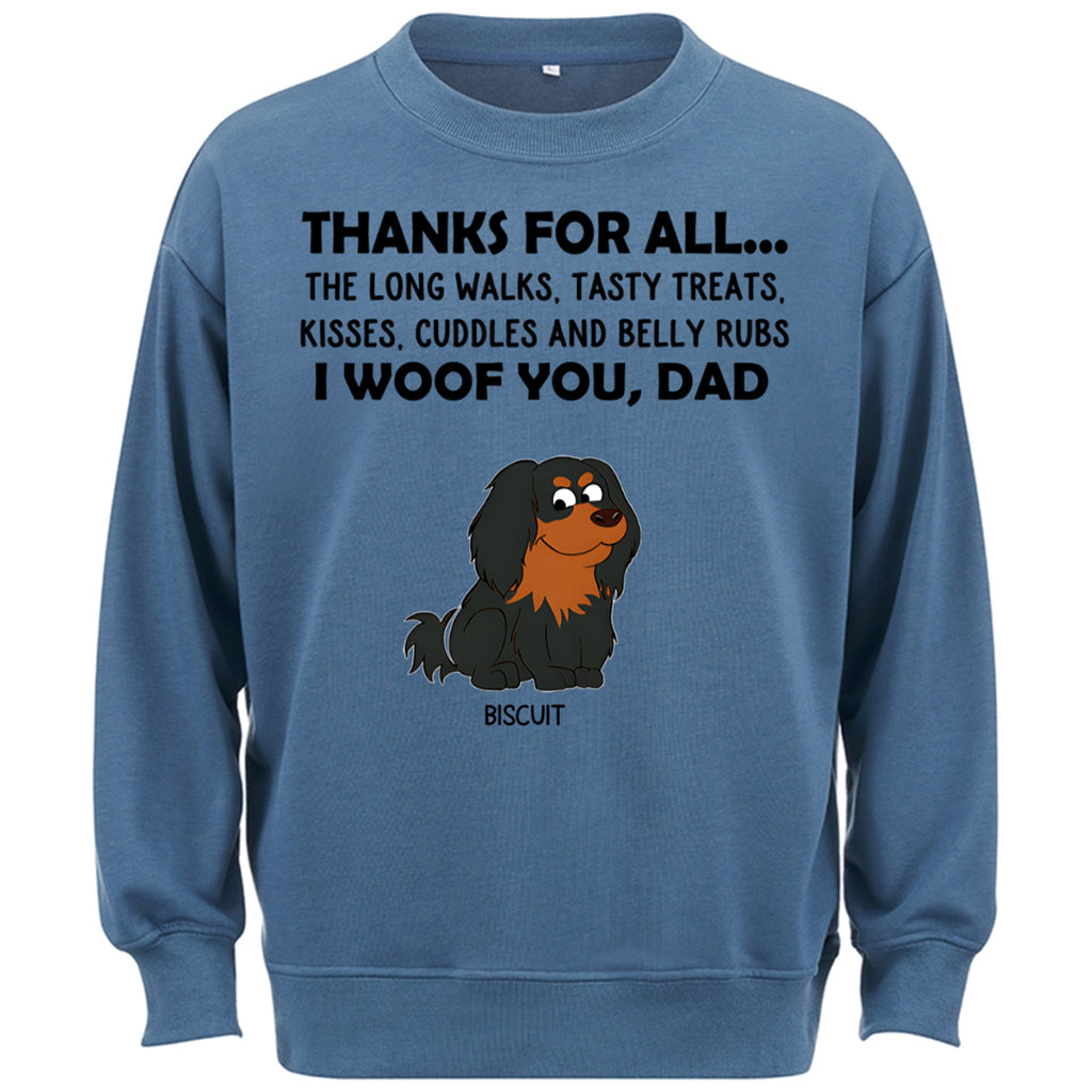 Thanks For All... - Personalized Custom Sweatshirt