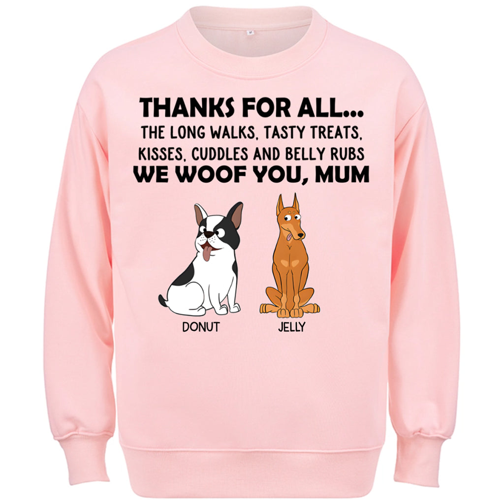 Thanks For All... - Personalized Custom Sweatshirt