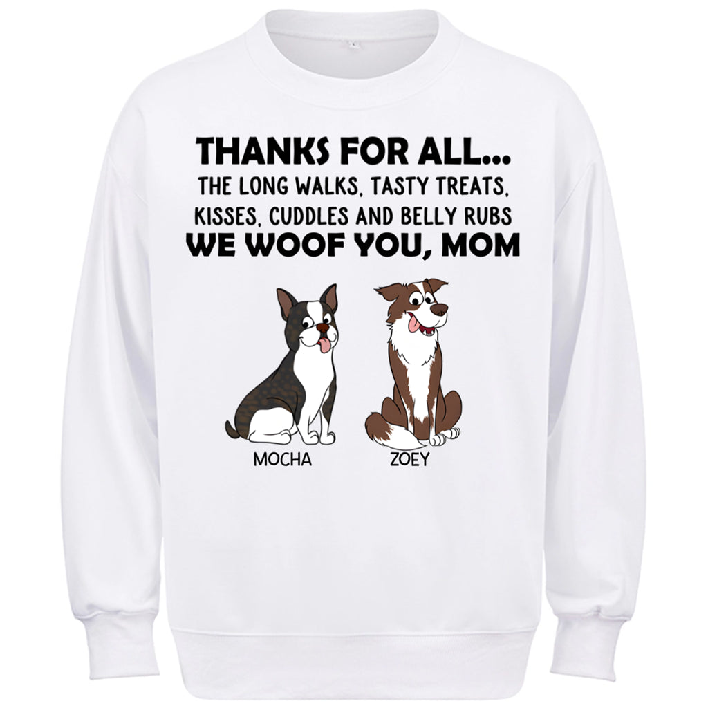 Thanks For All... - Personalized Custom Sweatshirt