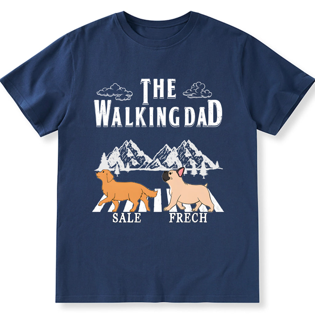 The Walking Dad - Personalized Custom Unisex T-shirt