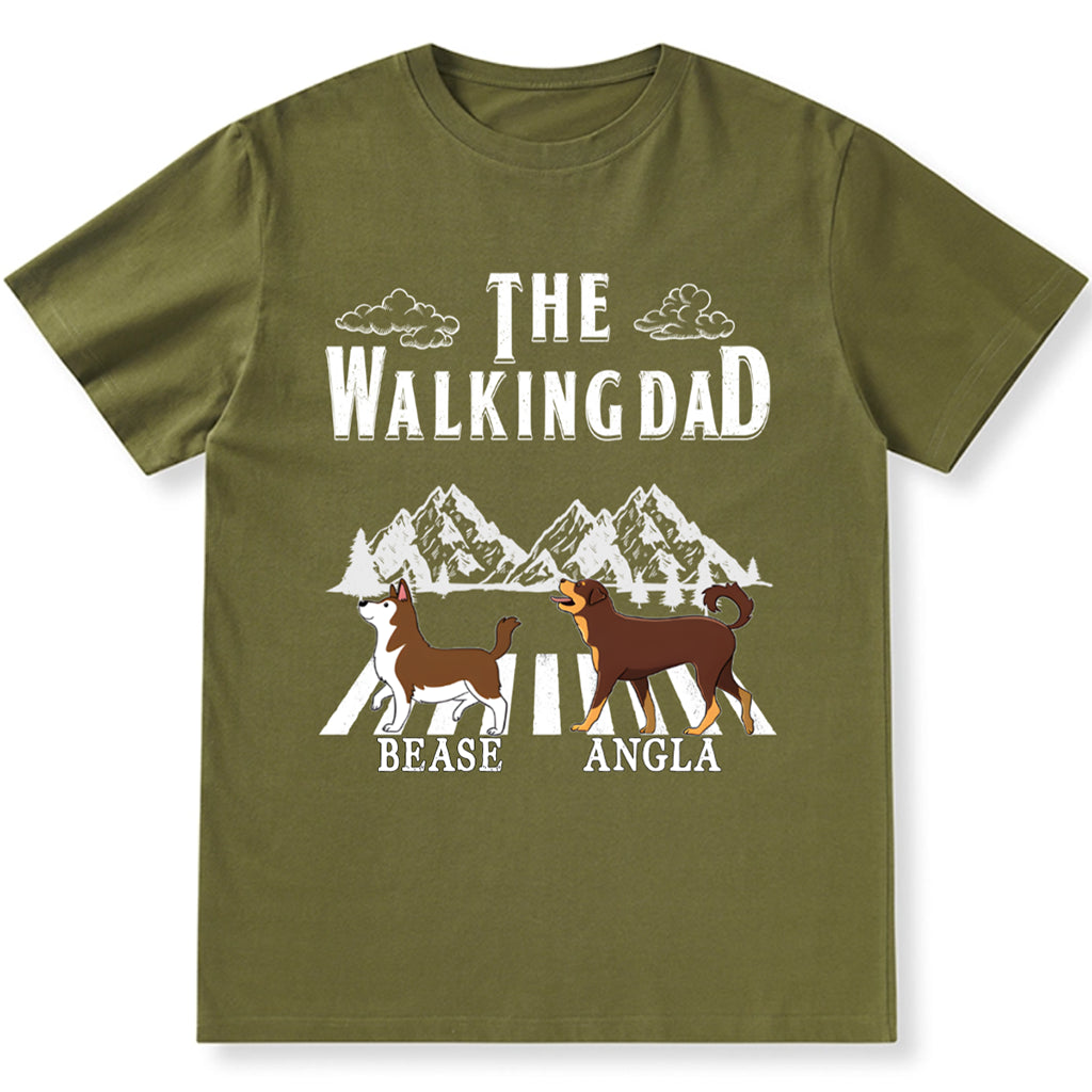The Walking Dad - Personalized Custom Unisex T-shirt