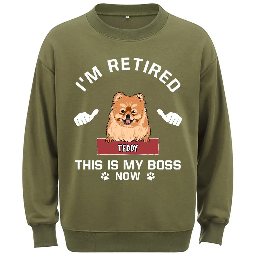 This Is My Boss - Personalized Custom Sweatshirt