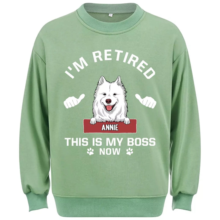This Is My Boss - Personalized Custom Sweatshirt