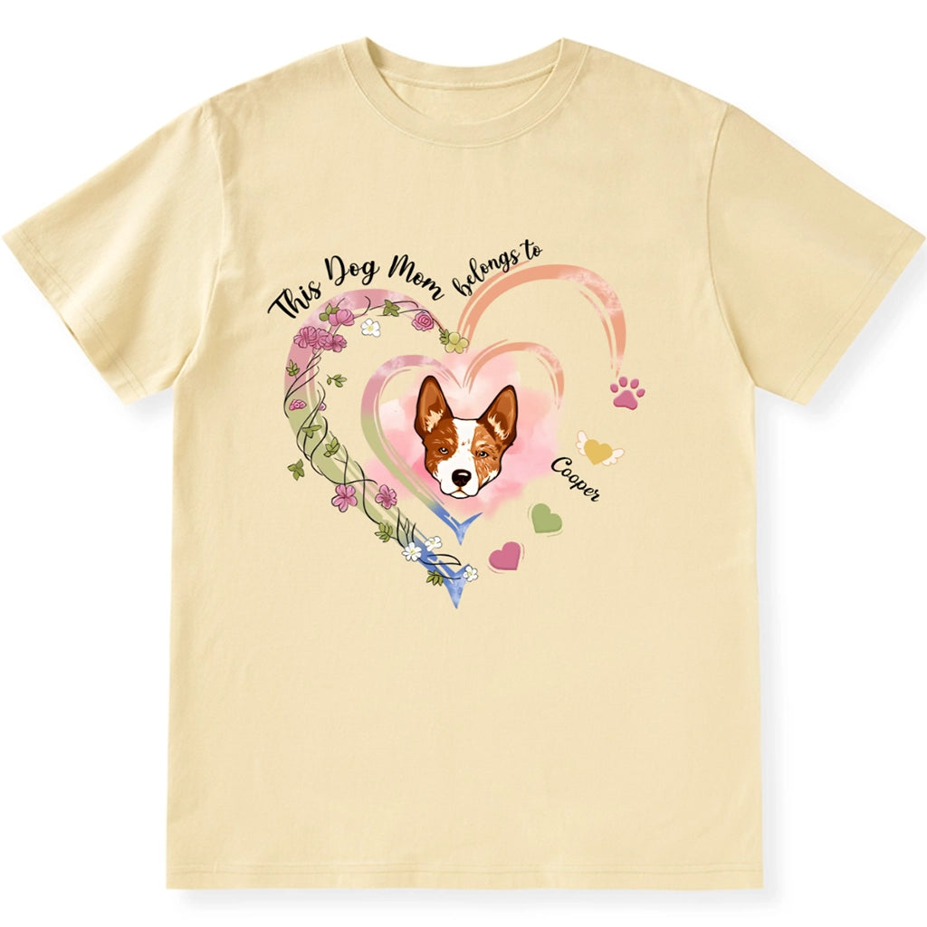 This Dog Mom Loves - Personalized Custom Unisex T-Shirt