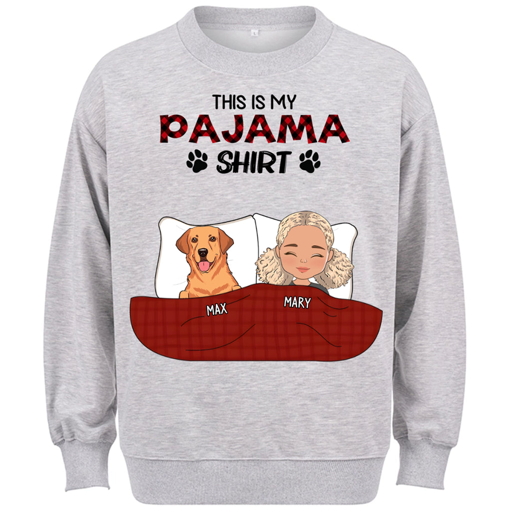 This Is My Pawjama - Personalized Custom Sweatshirt