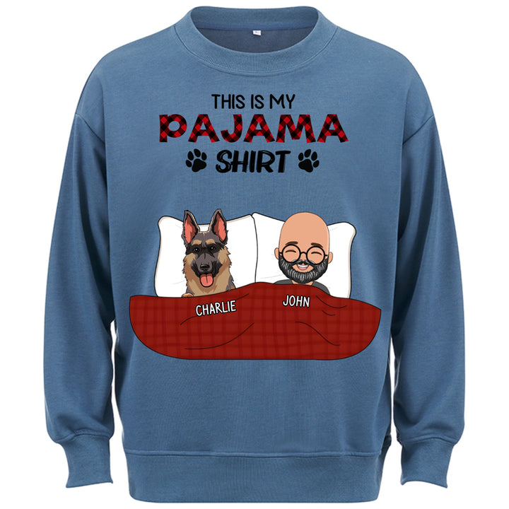 This Is My Pawjama - Personalized Custom Sweatshirt