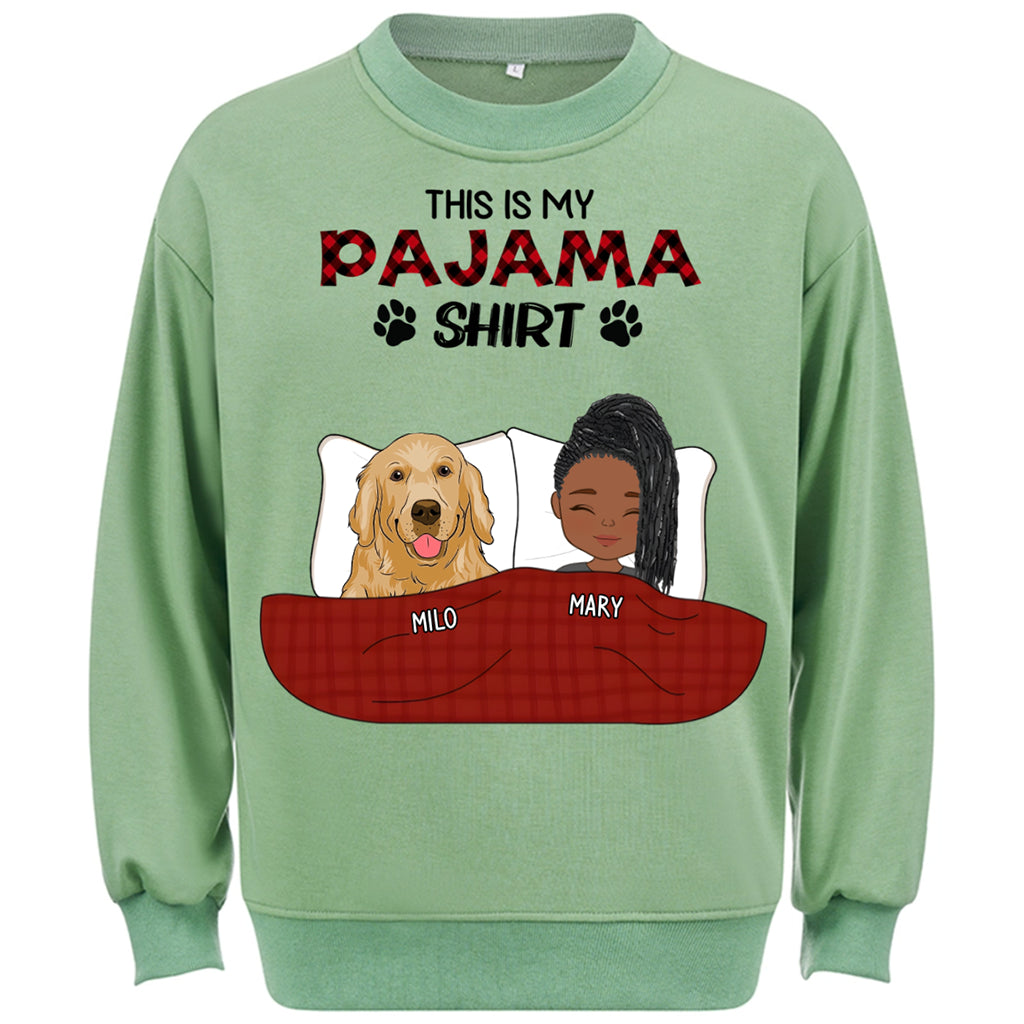This Is My Pawjama - Personalized Custom Sweatshirt