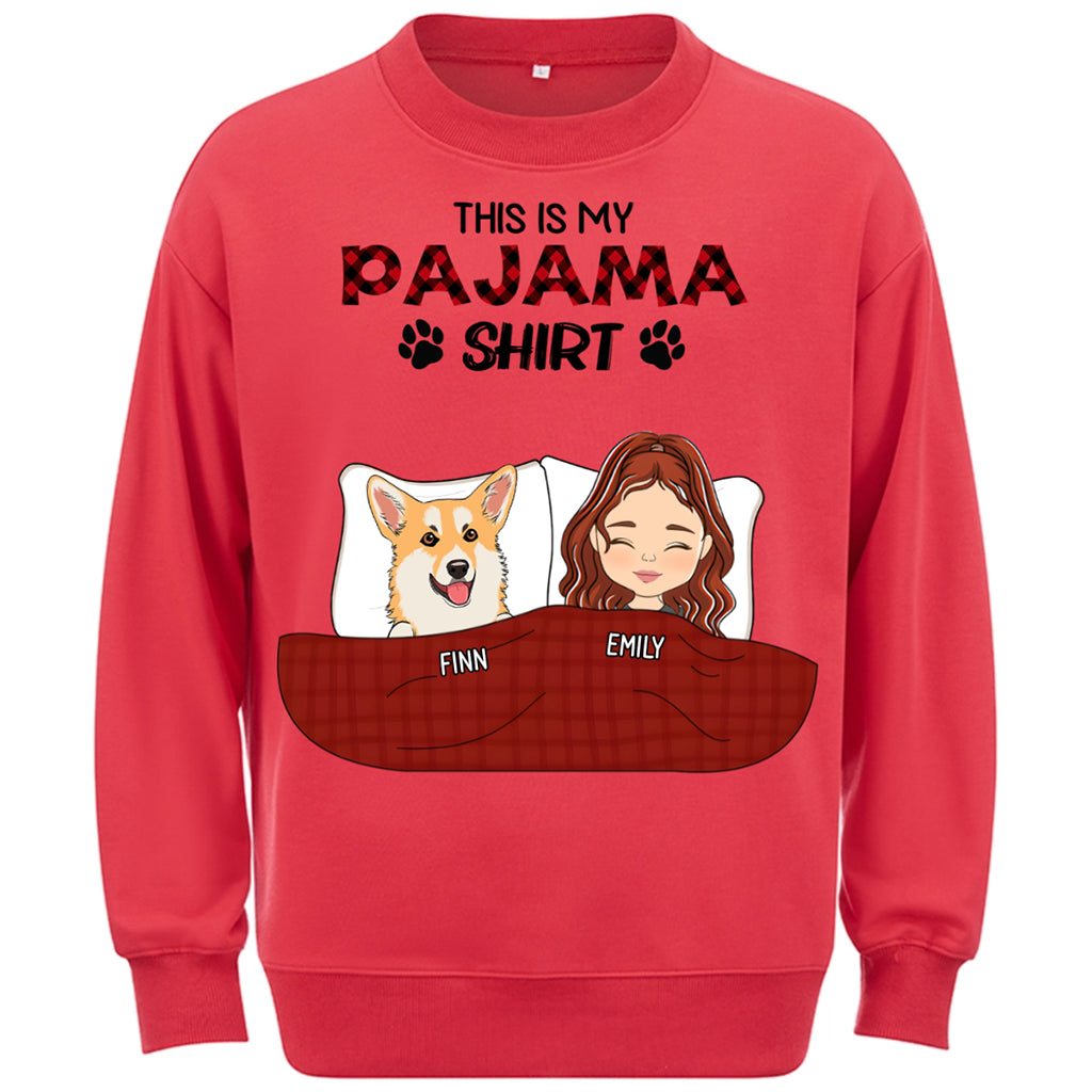 This Is My Pawjama - Personalized Custom Sweatshirt