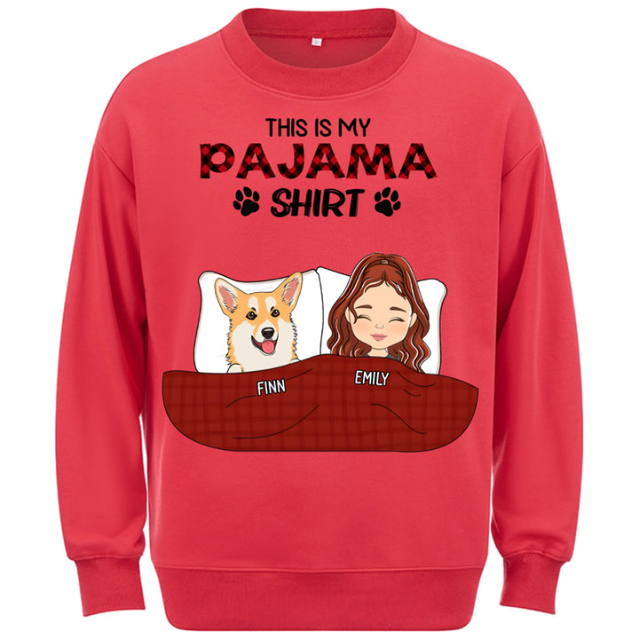 This Is My Pawjama - Personalized Custom Sweatshirt
