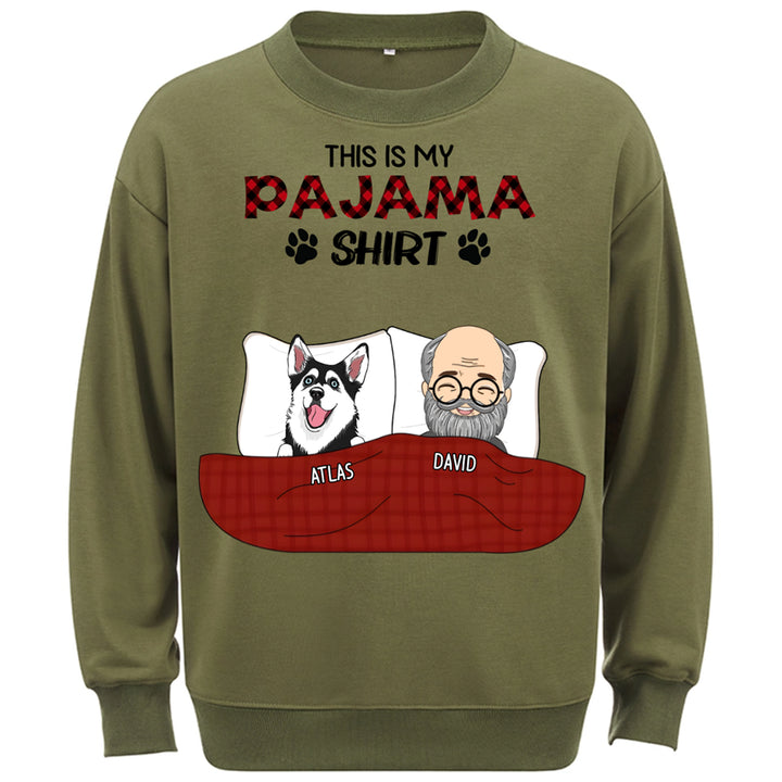 This Is My Pawjama - Personalized Custom Sweatshirt