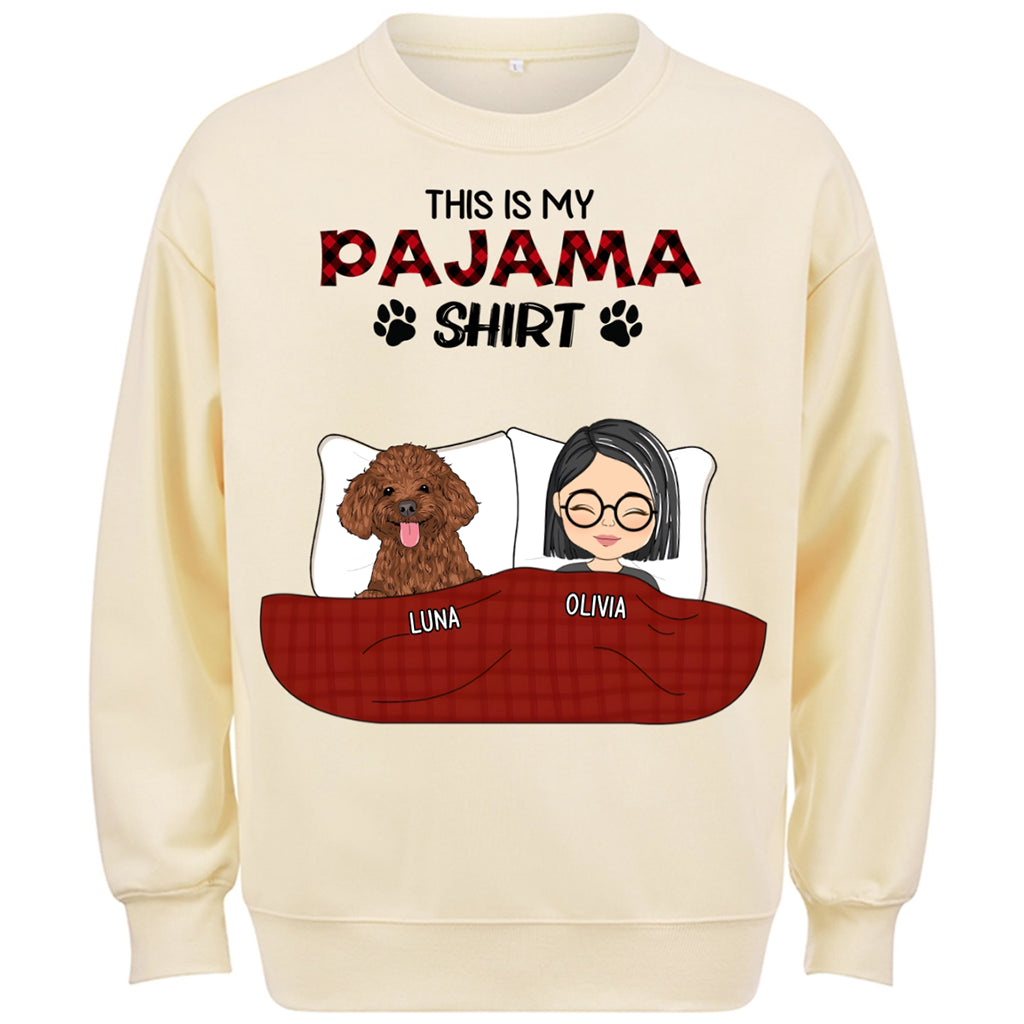 This Is My Pawjama - Personalized Custom Sweatshirt
