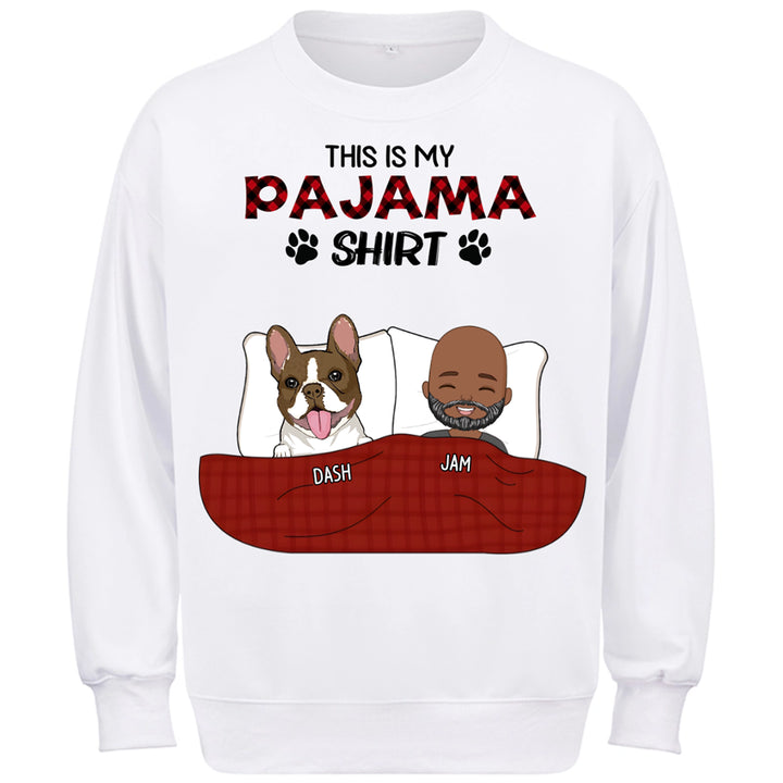 This Is My Pawjama - Personalized Custom Sweatshirt