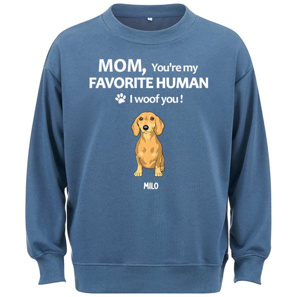 To My Favorite Human -  Personalized Custom Sweatshirt