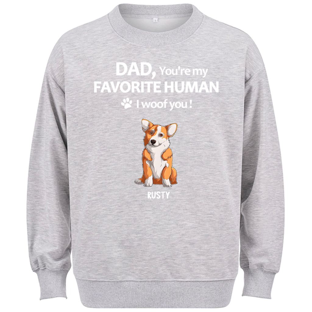 To My Favorite Human -  Personalized Custom Sweatshirt