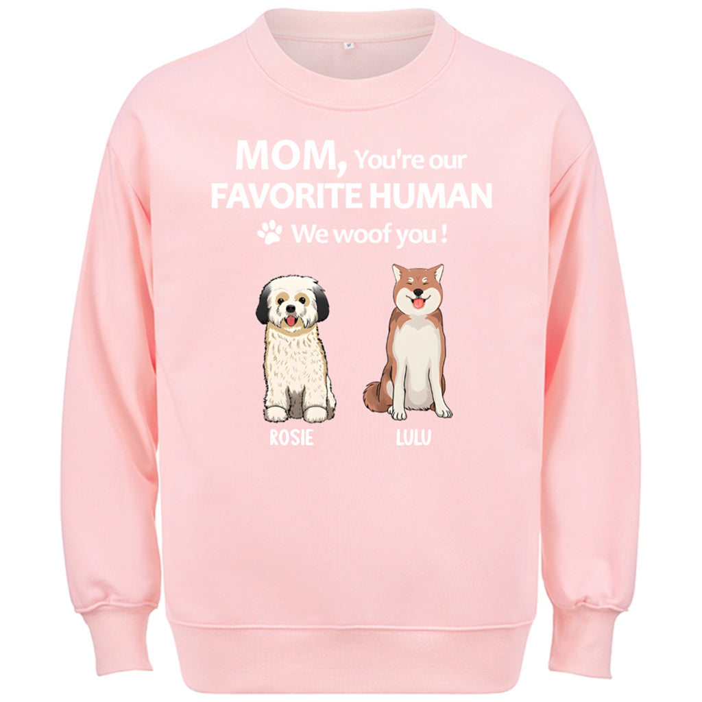 To My Favorite Human -  Personalized Custom Sweatshirt