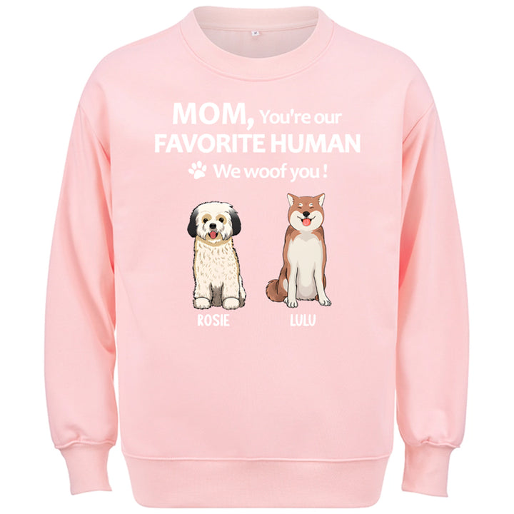 To My Favorite Human -  Personalized Custom Sweatshirt