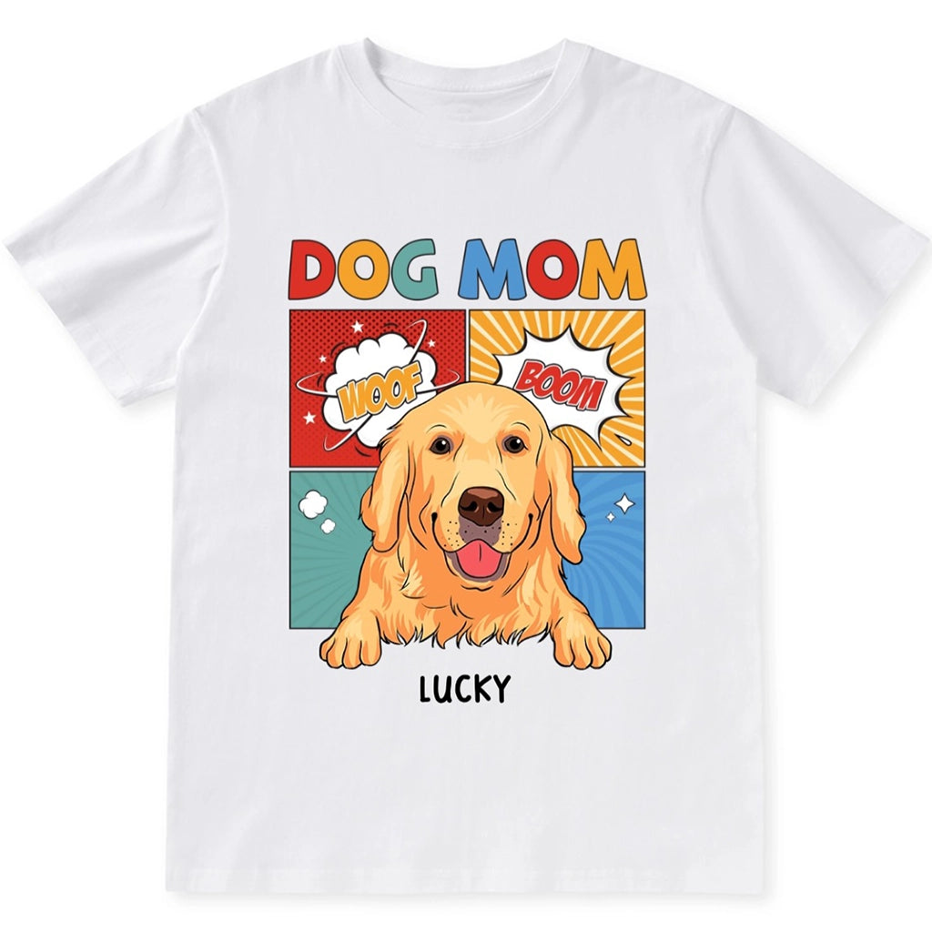 Woof Boom Dog Dad Mom - Personalized Custom Unisex T-shirt