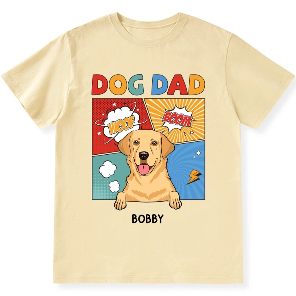 Woof Boom Dog Dad Mom - Personalized Custom Unisex T-shirt