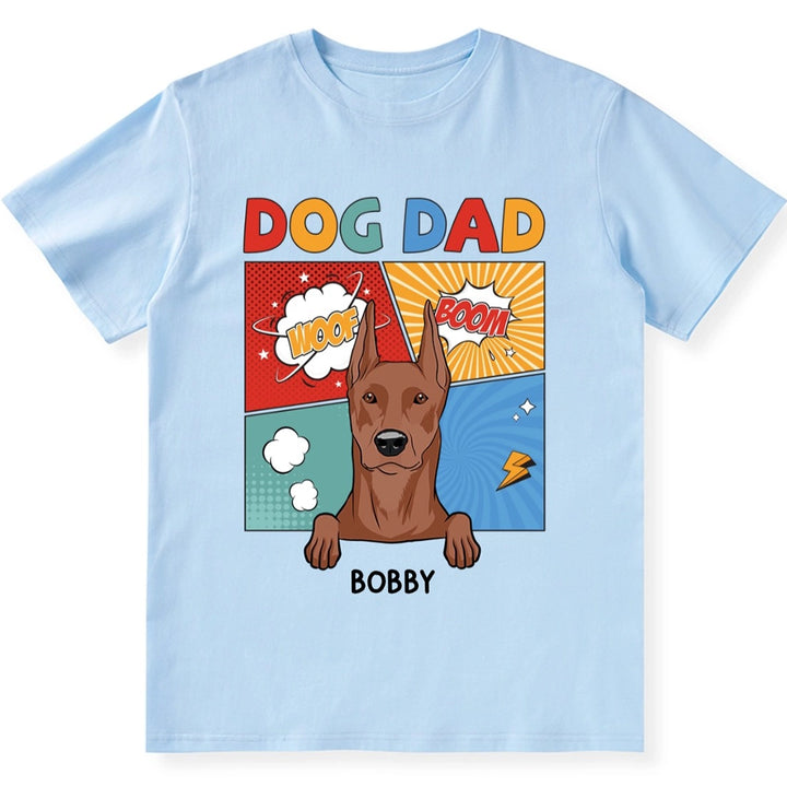 Woof Boom Dog Dad Mom - Personalized Custom Unisex T-shirt