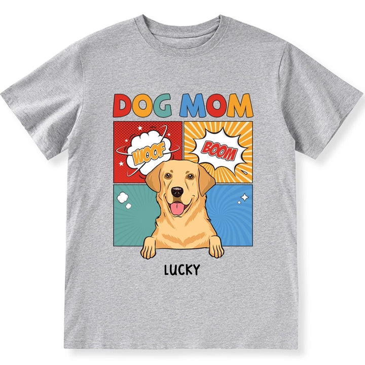 Woof Boom Dog Dad Mom - Personalized Custom Unisex T-shirt